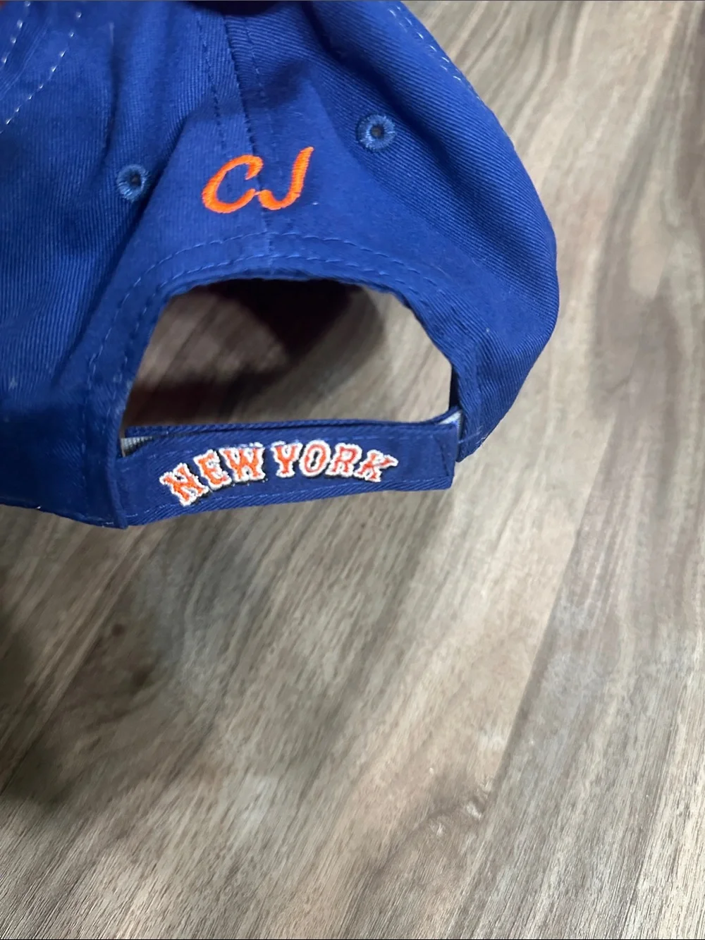 Youth New York Cap w/ Dual Logos & Custom CJ Embroidery .